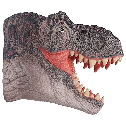 Tyrannosaurus Rex Dinosaurier-Handpuppen, Kopf-Handpuppe Hat EIN Lebensechtes Design, Verwenden Sie PVC-Sicherheitsgummi für Zuhause, Bühne und Klasse Rollenspielspielzeug von Dpofirs