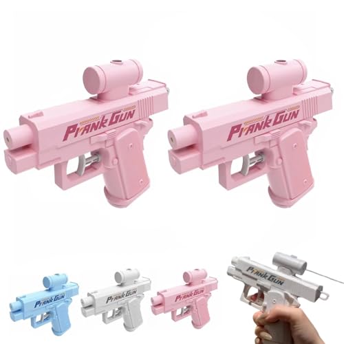 Dpptgh Streich-Wasserpistole, Umgekehrter Wasserpistolen-Streich, Zwei-Wege-Spritzpistolen, Lustige Geschenke for Kinder Und Erwachsene – 2 Stück(Pink) von Dpptgh
