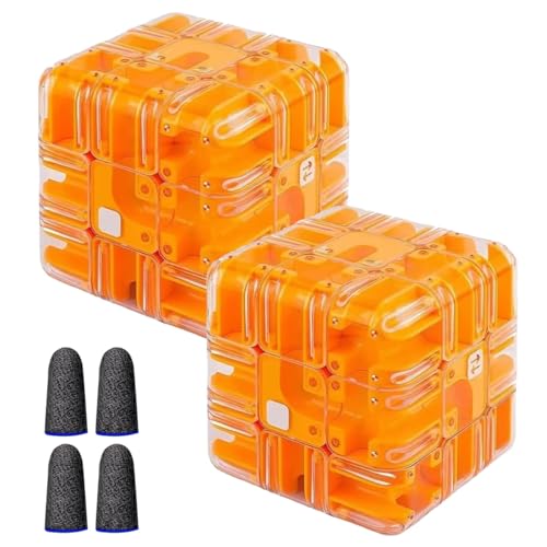Großes Labyrinth, 3D-Puzzle, Labyrinthwürfel – Spannendes Denkspiel, 3D-Labyrinth-Ball-Puzzle, Handheld-Zappelspiel Für Erwachsene Und Kinder, Zur Linderung Von Angstzuständen(2PCS-C) von Dpptgh