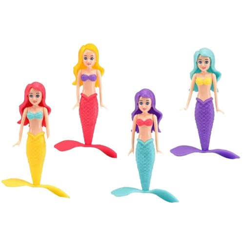 Meerjungfrauen-Poolspielzeug, Meerjungfrauen-Muschel-Poolspielzeug, lustige rotierende Prinzessinnen-Schwimmkörper, Partyzubehör und Wasserspielzeug der kleinen Meerjungfrau for Kinder, Schwimm- und T Meerjungfrauen-Poolspielzeug, Meerjungfrauen-Muschel-Poolspielzeug, lustige rotierende Prinzessinnen-Schwimmkörper, Partyzubehör und Wasserspielzeug der kleinen Meerjungfrau for Kinder, Schwimm- und T von Dpptgh