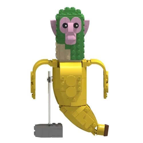 Tung Tung Tung Sahur Toy, italienische Figur Brainrot Meme, Tralala Brainrot, Bauspielzeug, Tierfigur, Sammelfigur, für Sammlung und Dekoration (Chimpazini Bananini) von Dpptgh