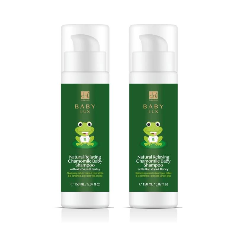 Dr Botanicals Baby Lux Natural Relaxing Chamomile Baby Shampoo 150ml Twin Value Savings Pack von Dr Botanicals