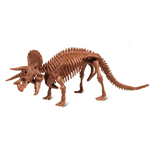 Dr Steve Hunters 91032BF Dino Grabungs-Kit-Triceratops-12-teilig Onkel Milton Wissenschaftliches Lernspielzeug, Mehrfarbig von Uncle Milton