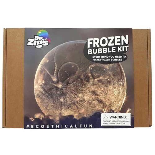 Dr Zigs │ Eco Giant Bubble Kit │ Frozen Set │ Eisblasen herstellen, Aktivitäten im Freien oder im Garten für kalte Tage oder drinnen im Gefrierschrank Dr Zigs │ Eco Giant Bubble Kit │ Frozen Set │ Eisblasen herstellen, Aktivitäten im Freien oder im Garten für kalte Tage oder drinnen im Gefrierschrank von Dr Zigs