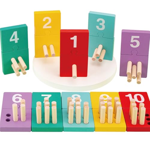 Dr. MUYA® Montessori Spielzeug 3 4 5 6 Jahre, Lernspiele ab 4 Jahre, Feinmotorik ab 4 Jahre, Spielzeug ab 5 Jahre Jungen, Lernspielzeug, Holzspielzeug, Geschenk 3-6 Jahre Kinder Junge Mädchen von Dr. MUYA