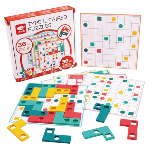 Dr. MUYA® Montessori Spielzeug für 3 4 5 Jahre, Holzpuzzle Kinder, Kinderspielzeug, Kinderpuzzle ab 3 Jahre, Holzspielzeug ab 3 Jahre, Geschenk für 3–5 Jahre Kinder Junge Mädchen von Dr. MUYA