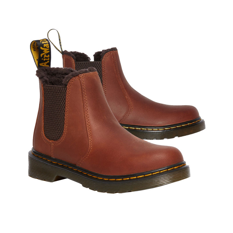 Chelsea-Boots LEONORE J gefüttert in light brown von Dr. Martens