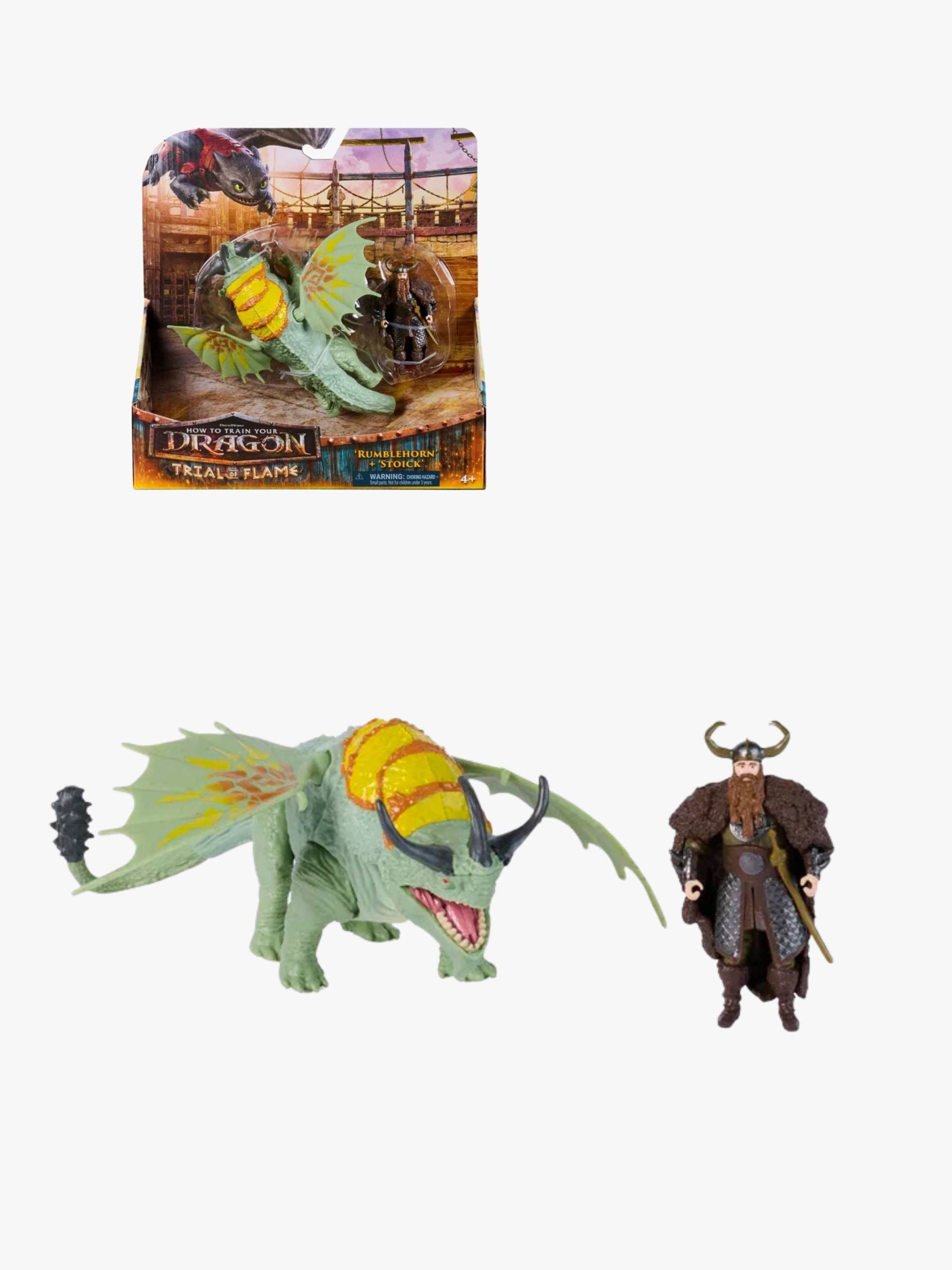 Drachenzähmen leicht gemacht Viking &  Dragon Spielzeugset Rumlehorn &  Stoick von Drachenzähmen leicht gemacht