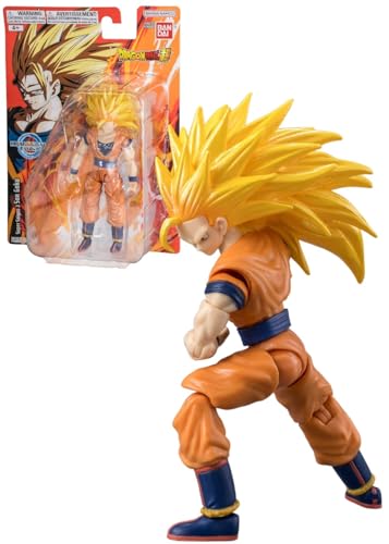 Dragon Ball Evolve SS3 Goku Actionfigur – 12,5 cm Super Anime Spielzeug – Bandai Sammel-Actionfigur – Anime-Geschenke für Fans von Dragon Ball Z