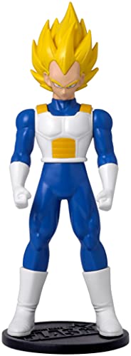 BANDAI Dragon Ball Flash Series Super Saiyan Vegeta Anime Figur | 10,2 cm große Super Saiyan Vegeta Actionfigur | Dragon Ball Super Anime Merch enthält Sammlermünze | Dragon Ball Manga und Anime von BANDAI