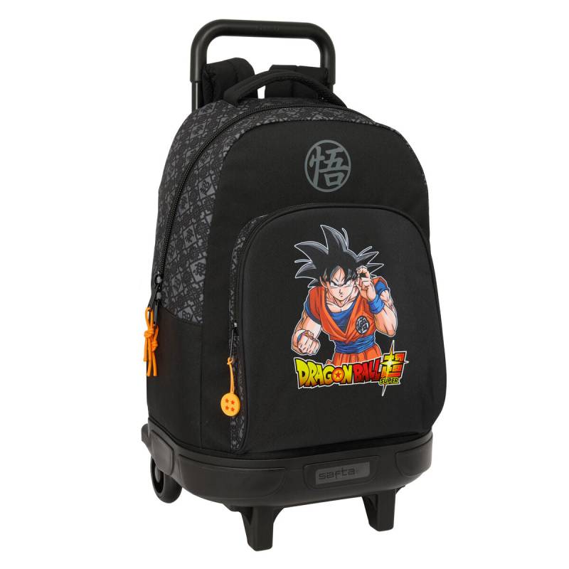 Schulrucksack mit Rädern Dragon Ball Combat Schwarz 33 x 45 x 22 cm von Dragon Ball
