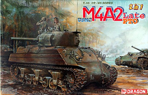Dickie-Tamiya Dragon 500776462 - U.S. Marines Sherman M4A2 (W) Late PTO von Dragon Models USA