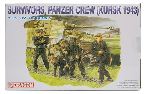 Dragon Models Survivors Panzer Crew 1:35 - Gepanzertes Kampffahrzeug - Militär-Modellbau-Kit - Kit - Modellauto - Männer - Hobbyisten, Militär-Enthusiasten, Jungen ab 14 Jahren - Jungen Dragon Models Survivors Panzer Crew 1:35 - Gepanzertes Kampffahrzeug - Militär-Modellbau-Kit - Kit - Modellauto - Männer - Hobbyisten, Militär-Enthusiasten, Jungen ab 14 Jahren - Jungen von Dragon Models