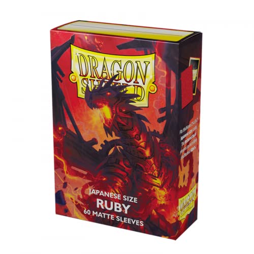 Arcane Tinmen Dragon Shield: Japanese Matte – Ruby (60) von Dragon Shield
