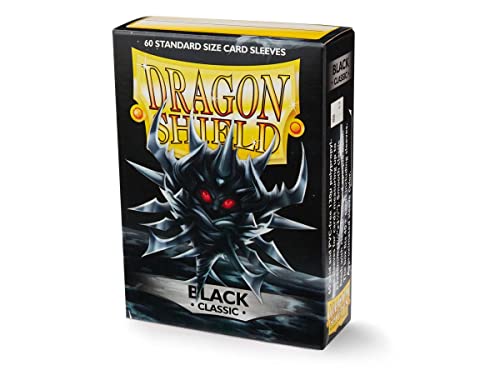 Dragon Shield 60 Classic - Black (60 Sleeves) von Dragon Shield