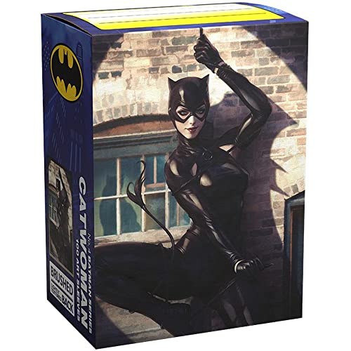 Dragon Shield Sleeves – Dragon Shield Limited Edition Brushed Art: Catwoman 100 CT - MTG Card Sleeves are Smooth & Tough - Compatible with Pokemon & Magic The Gathering Cards Dragon Shield Sleeves – Dragon Shield Limited Edition Brushed Art: Catwoman 100 CT - MTG Card Sleeves are Smooth & Tough - Compatible with Pokemon & Magic The Gathering Cards von Dragon Shield