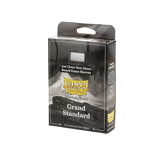 Dragon Shield: Board Game Sleeves Clear/NonGlare – Grand Standard (100) von Dragon Shield