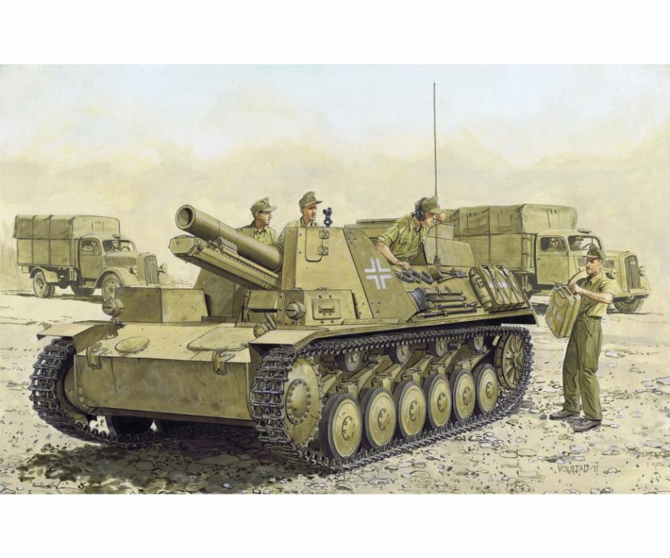 Bison II 15cm s.IG.33(Sfl.)a.Pz.II von Dragon