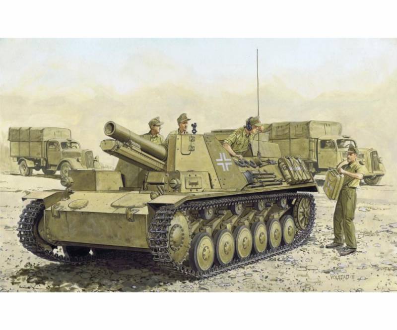 Bison II 15cm s.IG.33(Sfl.)a.Pz.II von Dragon