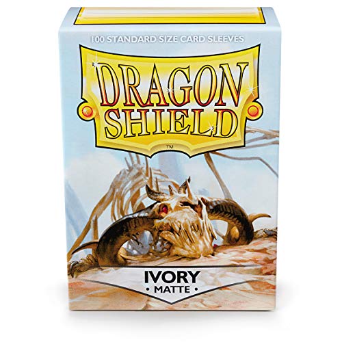 Arcane Tinmen ART11017 Dragon Shield: Matte – Ivory (100) von Dragon Shield