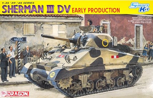 Panzer SHERMAN III DV EARLY PROD.KIT 1:35 Dragon Kit Militärfahrzeuge Modell die Cast von Dragon