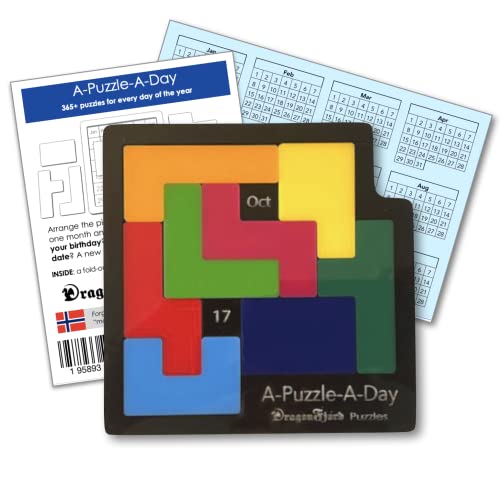 A-Puzzle-A-Day (Acrylic) - The Original Daily Calendar Puzzle with 365+ Challenges for Every Day of The Year von DragonFjord
