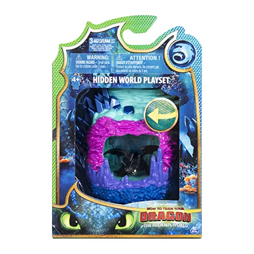 Dragons Movie Line - Hidden World Playset (Dragon Lair), Spielset Mystery Dragons, mit Licht, Drachenzähmen leicht gemacht 3, Die geheime Welt von Dragons