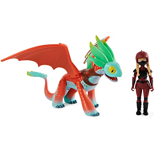 Dreamworks Dragons „Die 9 Welten“ - Adventure Set mit Drache und Reiter Figur, Alex und Feathers (Feder), für Kinder ab 4 Jahren von How To Train Your Dragon