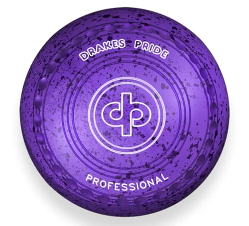 Drakes Pride Professional Bowls - Light Purple/Purple, Gripped, Size 2, Heavy von Drakes Pride