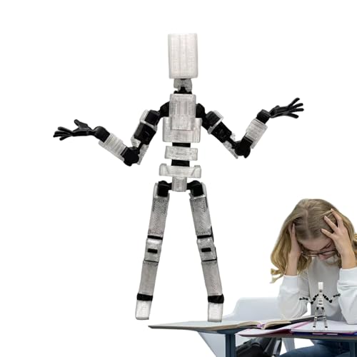 Dranng 3D Gedrucktes Spielzeug, Ganzkörperaktivitätsroboter Actionfiguren Körper Desktop Dekorationen, Desktop Dekoration Für Spieleliebhaber Tragbares Spielzeug Für Zuhause Kindergarten von Dranng