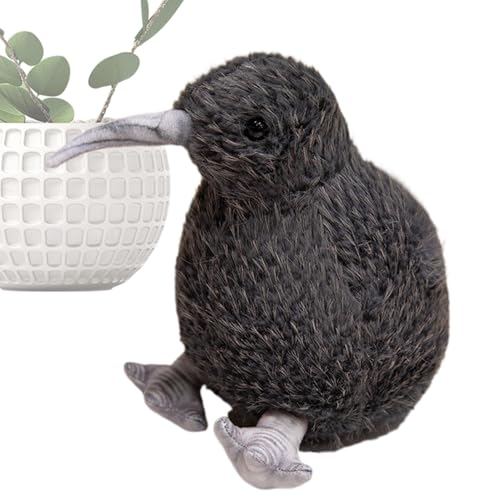 Dranng Kiwi Vogel Plüschtier | Kiwi Plüschtier - Niedliches Realistisches Weiches Kuscheltier Deko für Kinder Mädchen Jugendliche von Dranng