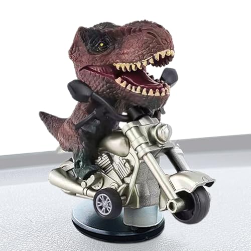 Dranng Tyrannosaurus Rex Autofigur,Tyrannosaurus Rex Autodekoration | Treibender Dinosaurier auf Motorrad Figur,Kreative Dinosaurier auf Motorrad-Figur, neuartige T-Rex-Dinosaurier-Dekoration für Dranng Tyrannosaurus Rex Autofigur,Tyrannosaurus Rex Autodekoration | Treibender Dinosaurier auf Motorrad Figur,Kreative Dinosaurier auf Motorrad-Figur, neuartige T-Rex-Dinosaurier-Dekoration für von Dranng