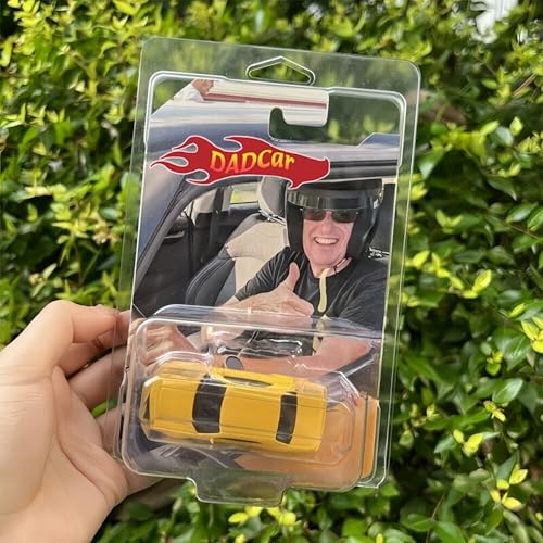 Drawelry Personalisierte Foto Karte mit Automodell individuelle Lustige Bild Automobilform Fotokarton Auto-Spielzeug Vatertag Geburtstag Geschenk für Männer Familie, Vater, Paare, Ehemann, Freund (C) von Drawelry