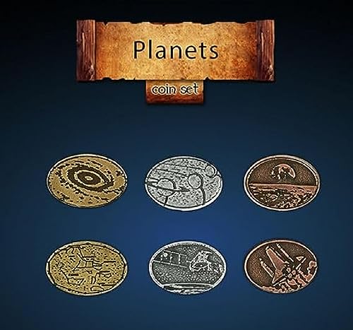 Drawlab DRW52237 Planets Coin Set (24 Stück) von Drawlab Entertainment