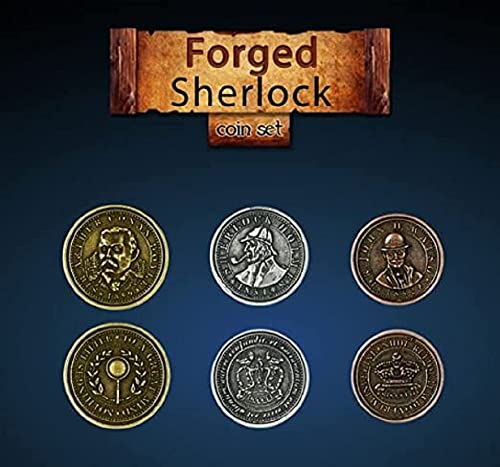 Drawlab DRW52240 Forged Sherlock Coin Set (24 Stück) von Drawlab Entertainment