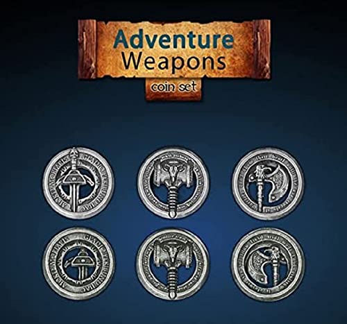 Drawlab DRW52235 Adventure Weapons Tokens (12 Stück) von Drawlab Entertainment