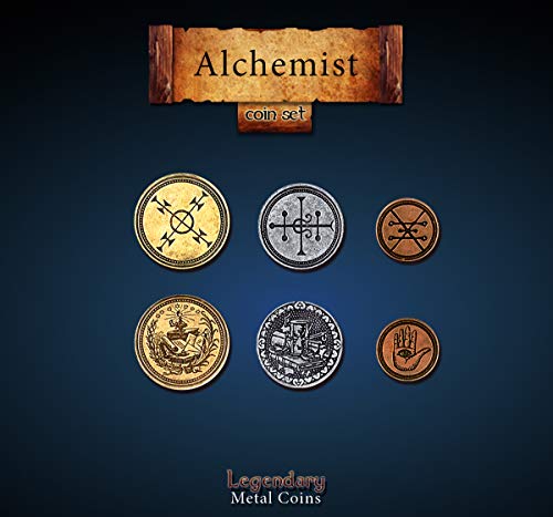 Drawlab 93733 - Alchemist Coin Set (24 Stück) von Drawlab