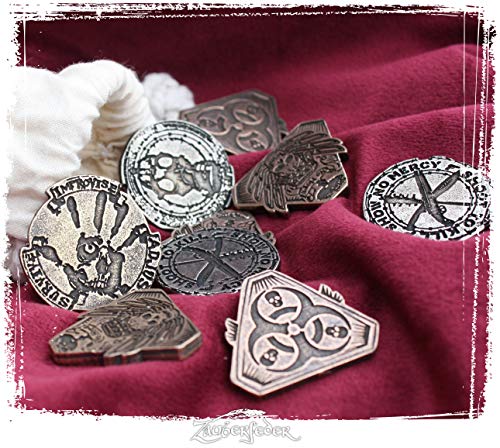 Drawlab LARP-Münzset Endzeit von Drawlab