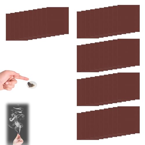 Drbrrly My Mystic Smoke, Finger Rauch Magie, Magic Finger Smoke, Magic Trick Finger's Smoke Hell's Smoke, Zauberrequisiten, bei denen mit den Fingern Rauch Erzeugt Wird (5 x 7 cm, 50PCS) von Drbrrly