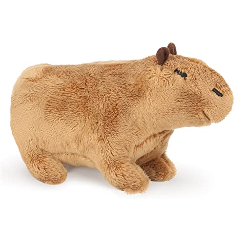 Dreafly Simulation Capybara-Plüschtier, niedliche Tier-Capybara-Meerschweinchen-Puppen, realistisches Stofftier, Heimdekorationsgeschenk, niedliche Nagetier-Stofftierpuppe, superweiches Stofftier Capy von Dreafly