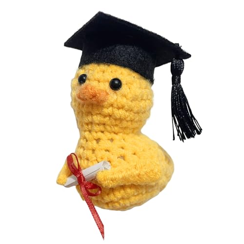Bachelor Geschenk, Lustig Akademiker Ente, Gestrickte Ente Mit Diplom Und Doktorhut, Master Abschluss Geschenk, Geschenk bei Prüfungen Abschlussfeier Bachelor Geschenk, Lustig Akademiker Ente, Gestrickte Ente Mit Diplom Und Doktorhut, Master Abschluss Geschenk, Geschenk bei Prüfungen Abschlussfeier von Dreaku
