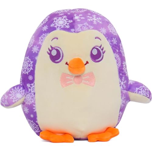 Dream Beams Arthur (Pinguin) süßes, kuscheliges, weiches Plüschtier, Squishy Kuscheltier, Glow in The Dark Elemente, einfach waschbar, Größe: 18cm, für Kinder und Jugendliche ab 0 Jahre von Dream Beams