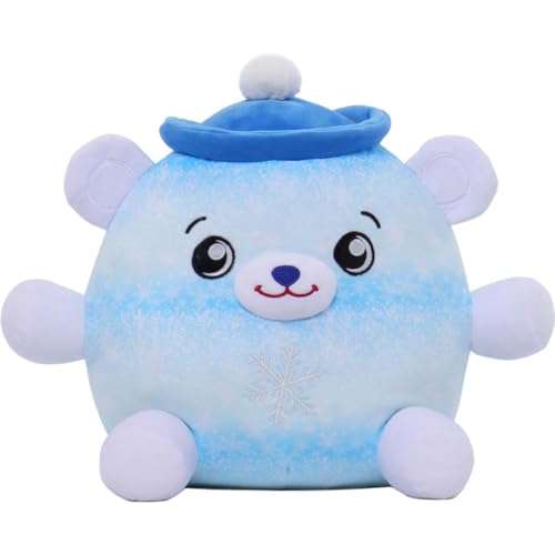 Dream Beams - süßes, kuschelieges Plüschtier, Glow in The Dark, waschbar, ab 0 Jahre (30 cm, Mike (Eisbär)) von Dream Beams