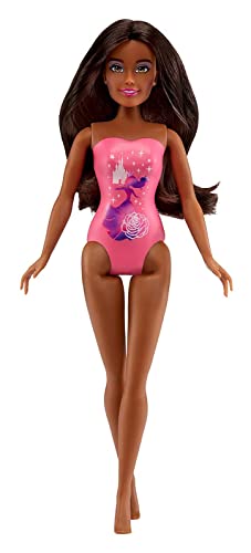 Dream Ella 578734EUC MGA Splash Doll-YASMIN-29 cm große Modepuppe mit braunem Haar & lila Prinzessin-Badeanzug-Fördert die Fantasie, tolles Geschenk-für Kinder ab 3 Jahren von MGA Entertainment