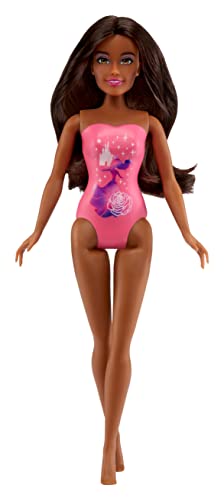 Dream Ella 578734EUC MGA Splash Doll-YASMIN-29 cm große Modepuppe mit braunem Haar & lila Prinzessin-Badeanzug-Fördert die Fantasie, tolles Geschenk-für Kinder ab 3 Jahren von MGA Entertainment