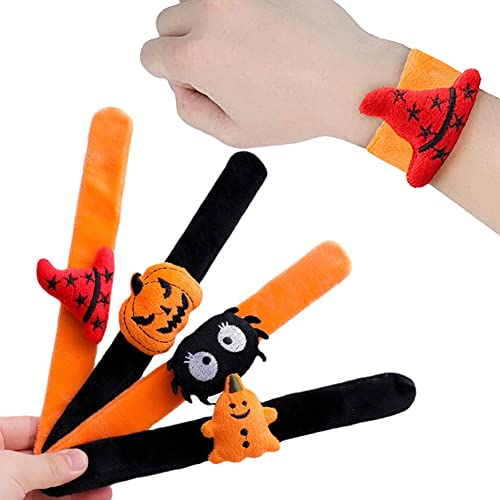4 Stück Kinder kreative Halloween Armbänder Ohrfeigen Armbänder Halloween Dekoration Kinder Ohrfeigen Armbänder Kürbis Spinne Hut Geist Halloween Party Armband für Entertainment Party Performance 4 Stück Kinder kreative Halloween Armbänder Ohrfeigen Armbänder Halloween Dekoration Kinder Ohrfeigen Armbänder Kürbis Spinne Hut Geist Halloween Party Armband für Entertainment Party Performance von Dream HorseX
