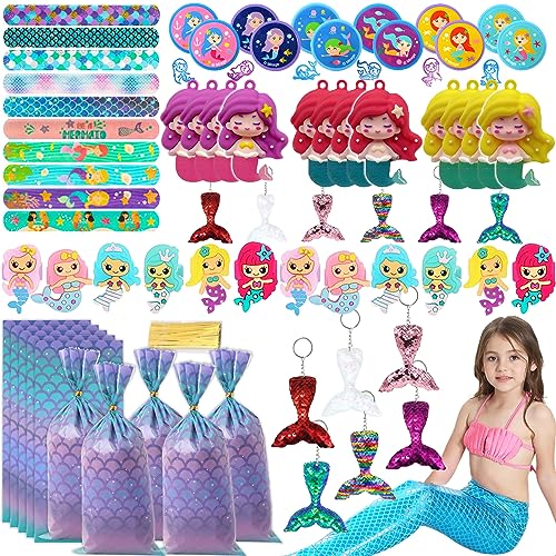 Dream HorseX 72 Stück Meerjungfrau Party Mitgebsel, Meerjungfrau Geburtstag Deko, Meerjungfrau Party Set, Ringe Schlüsselanhänger Kinderbriefmarken Armbänder, Meerjungfrau Party Taschen Dream HorseX 72 Stück Meerjungfrau Party Mitgebsel, Meerjungfrau Geburtstag Deko, Meerjungfrau Party Set, Ringe Schlüsselanhänger Kinderbriefmarken Armbänder, Meerjungfrau Party Taschen von Dream HorseX