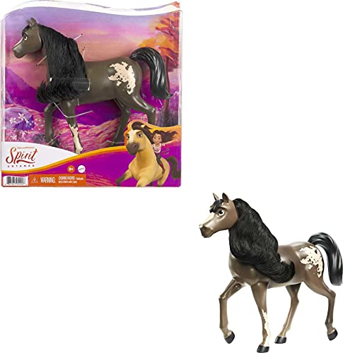 Dreamworks Spirit GXD99 - Beiges Pferd, Mustang Stute aus der Herde von "Spirit - frei und ungezähmt" (20cm), beweglicher Kopf und lange Mähne, tolles Geschenk für Pferdeliebhaber ab 3 Jahren von Dreamworks Spirit