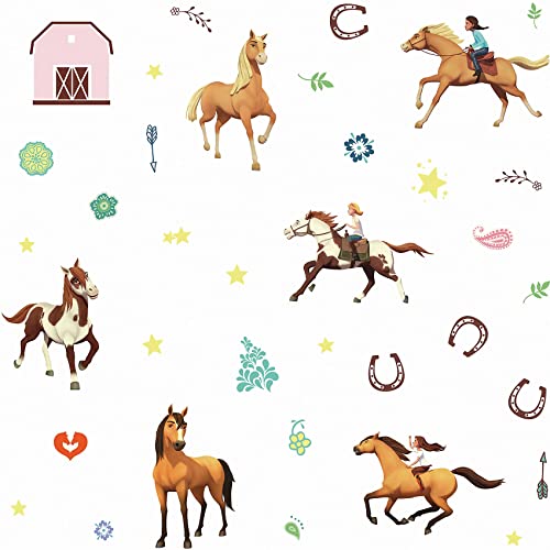 RoomMates RMK4124SCS Wandtattoo, Motiv: Spirit Riding Free Peel and Stick, Orange, Braun, Grün RoomMates RMK4124SCS Wandtattoo, Motiv: Spirit Riding Free Peel and Stick, Orange, Braun, Grün von DreamWorks