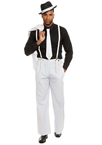 Dreamgirl 8105" Zoot Suit Riot Costume, White, 2X-Large von Dreamgirl